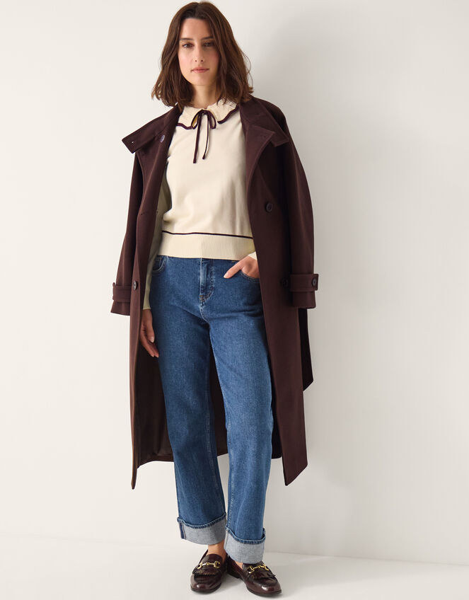 Carla Collar Jumper, Ivory (IVORY), large