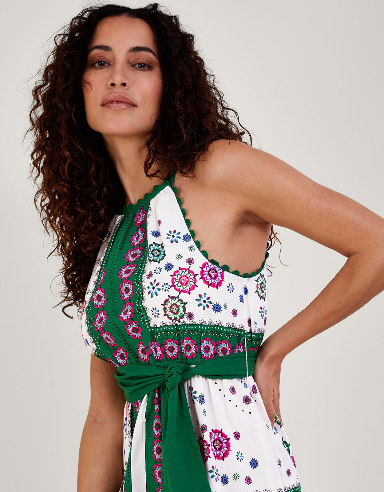 Monsoon halter top neck dress