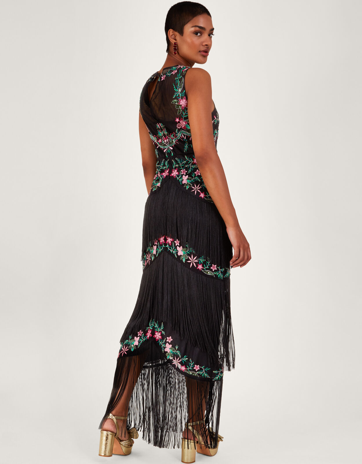 Monsoon fringe dress 2025