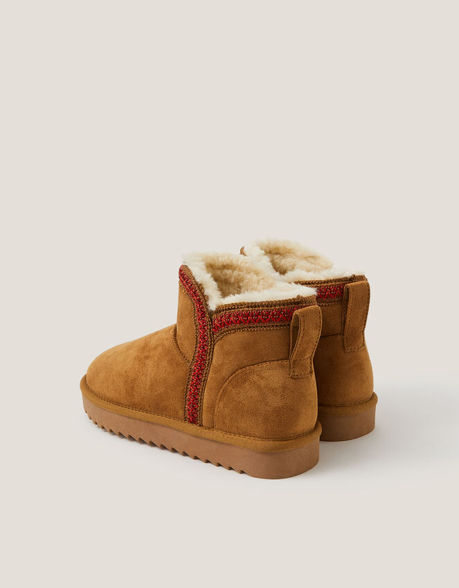 Esta Suedette Ankle Boots, Tan (TAN), large