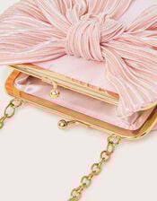 Plisse Bow Clip Frame Bag, , large