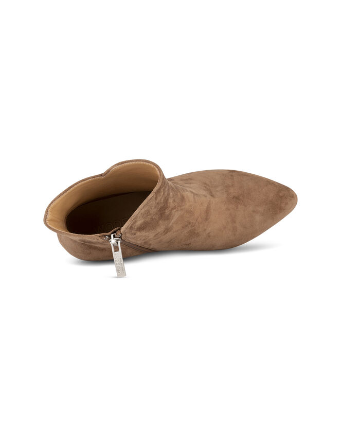 Shoe The Bear Saga Suede Kitten Heel Boots, Tan (TAN), large