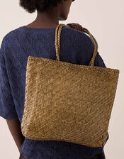 Ellyla Rhia Woven Leather Tote Bag, , large