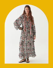 Maison Hotel Valentina Floral Maxi Dress, Multi (MULTI), large