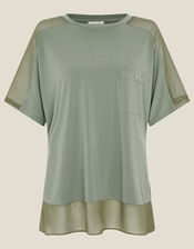 Lounge Kimberley T-Shirt, Green (KHAKI), large