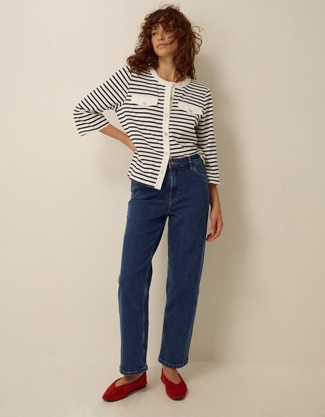 Soph Straight Leg Jeans, Blue (MID AUTHENTIC BLUE), large