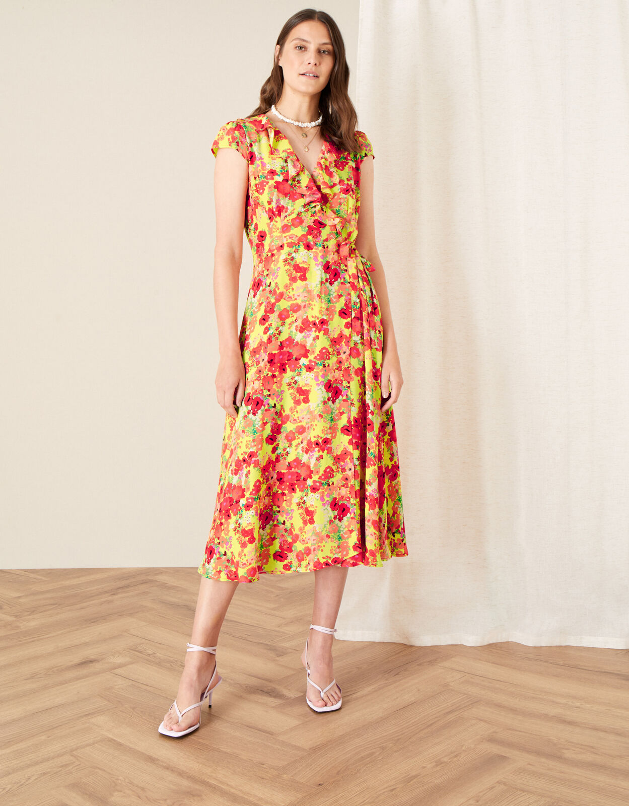 monsoon yellow dress