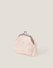 Lace Bow Bridesmaid Bag, Pink (PINK), large