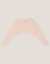 Maeve Bow Button Cardigan, Pink (PALE PINK), large