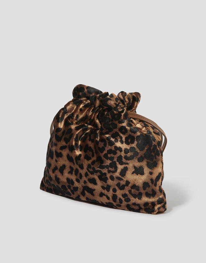 Lisa Leopard Print Pouch Bag, , large