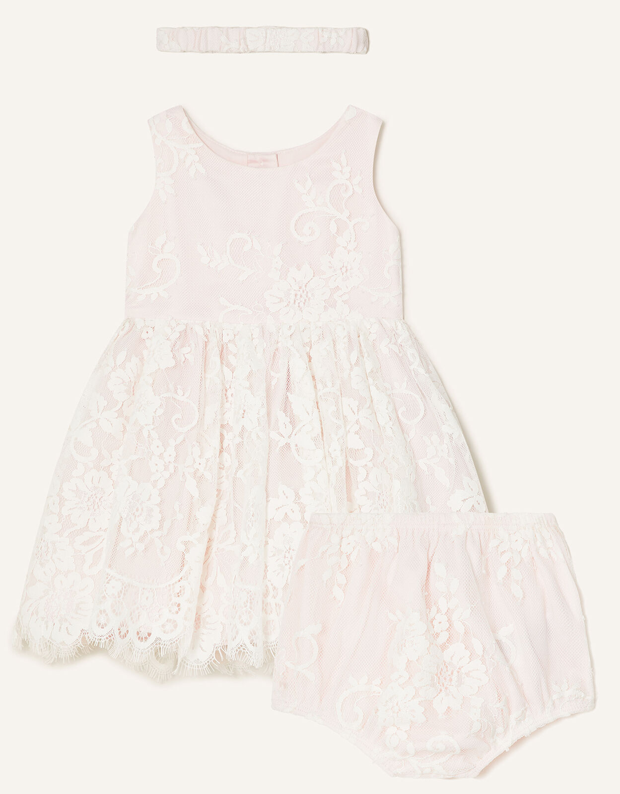 Valeria lace hot sale dress pink