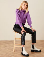 Penelope Collared Jumper, Pink (PINK), large