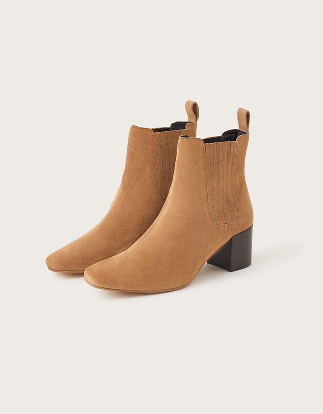 Square Toe Suede Tan | Women's Shoes | Global.