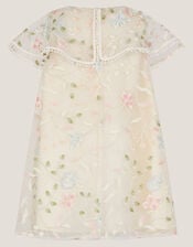 Baby Floral Embroidered Swing Dress, Multi (MULTI), large