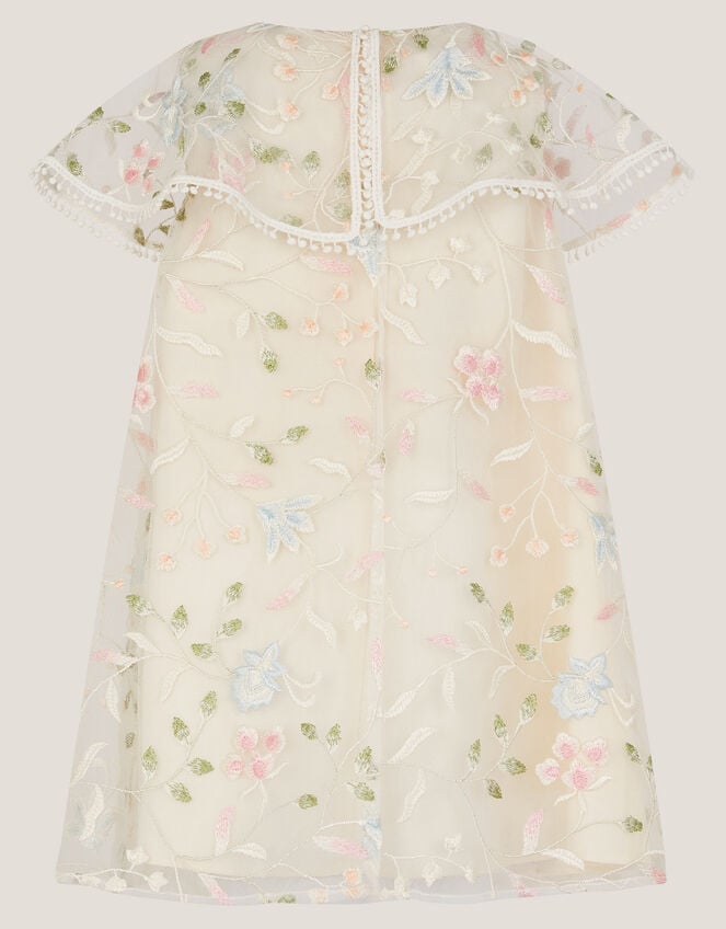 Baby Floral Embroidered Swing Dress, Multi (MULTI), large