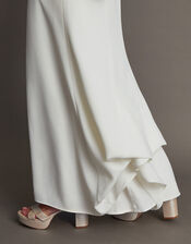 Kate Pearl Trim Bridal Dress, Ivory (IVORY), large