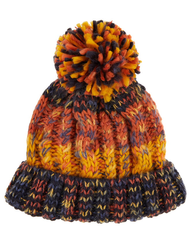 Glen Chunky Cable Knit Beanie, Multi (MULTI), large