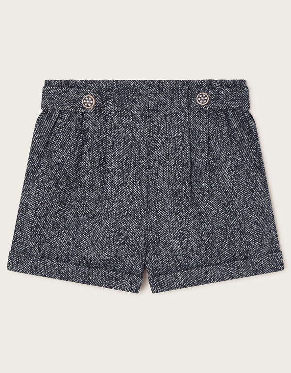Tweed Shorts, Gray (GREY), large