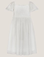 Floella Floral Lace Maxi Dress, Ivory (IVORY), large