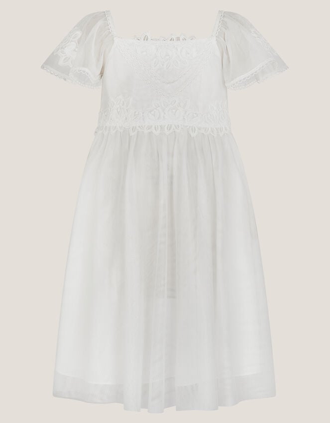 Floella Floral Lace Maxi Dress, Ivory (IVORY), large