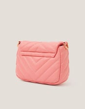 Love Charm Quilted Bag, Pink (PINK), large