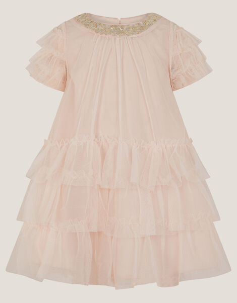 Baby Alexandra Embellished Swing Dress, Pink (PINK), large