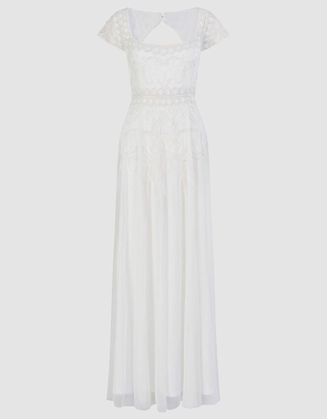 Simone Bridal Maxi Dress, Ivory (IVORY), large