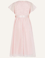 Truth Cape Sleeve Dress, Pink (DUSKY PINK), large