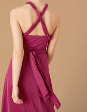 Tallulah Twist Me Tie Me Jersey Bridesmaid Dress, Pink (PINK), large