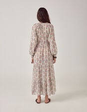 Maison Hotel Anne Floral Shimmer Maxi Dress, Multi (MULTI), large