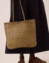 Ellyla Rhia Woven Leather Tote Bag, , large