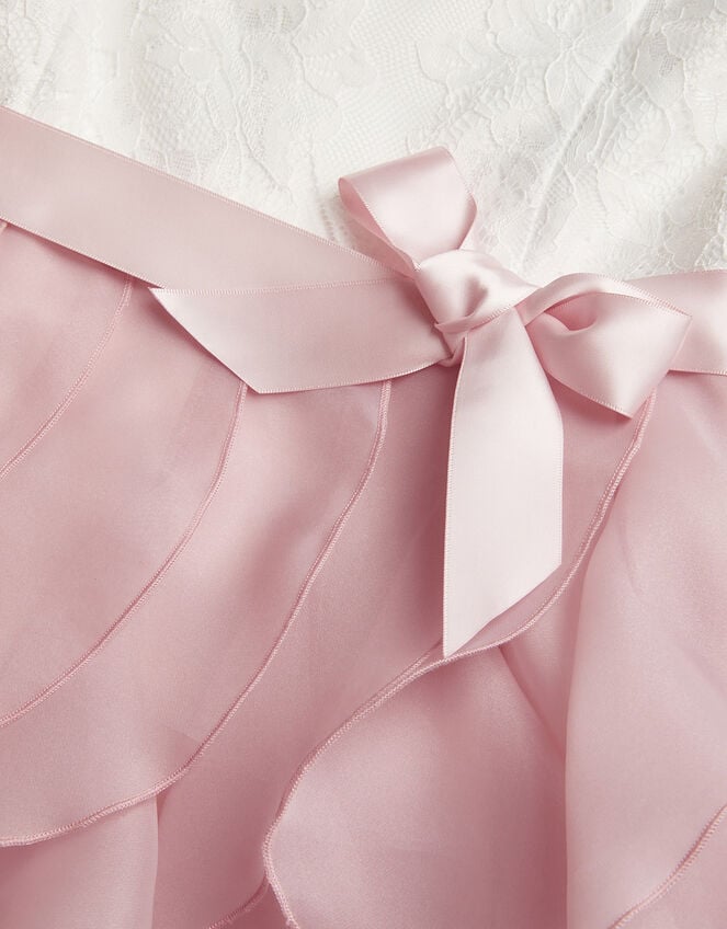 Lace Cancan Ruffle Dress, Pink (PINK), large