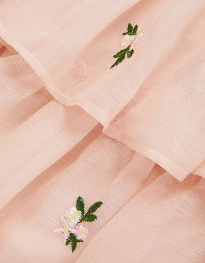 Katinka Embroidered Tiered Dress, Pink (PINK), large