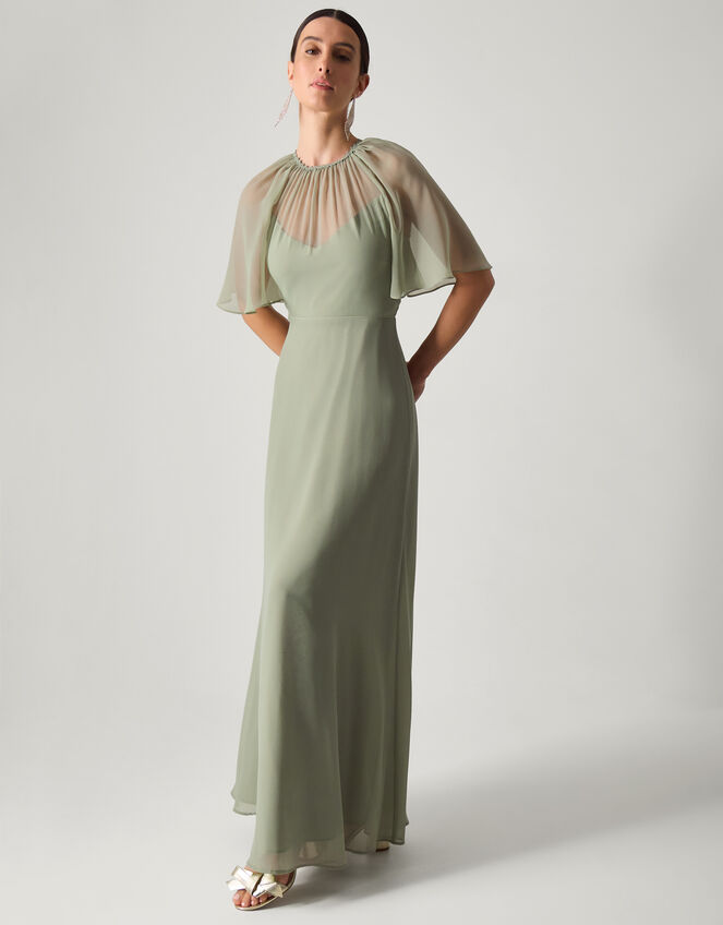 green emerald velvet dress Plus Size Berry Abstract Print Angel Sleeve Maxi Dress – Fashion//SZN