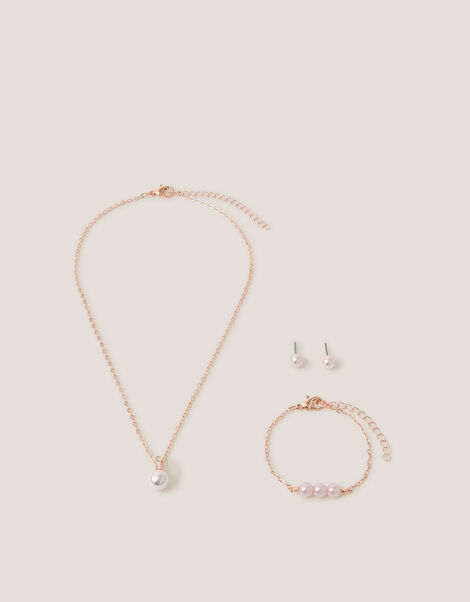 Bridesmaid Pearl Jewellery Set, , large
