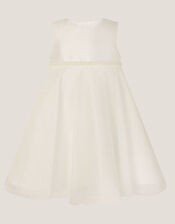 Baby Duchess Pearl Swing Dress, Ivory (IVORY), large