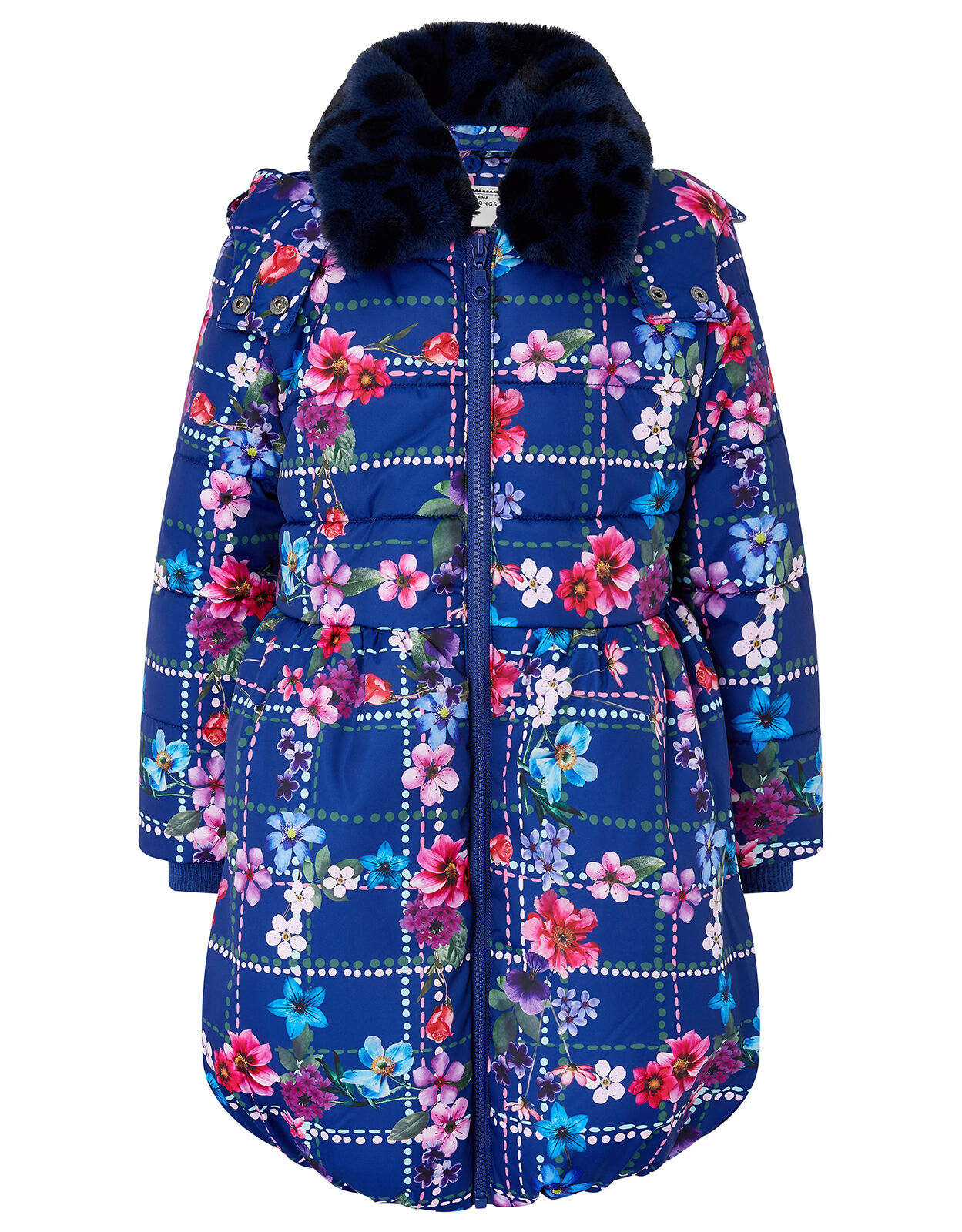 Monsoon check coat shop