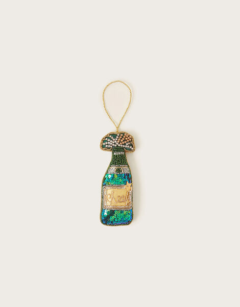 Champagne Christmas Hanging Decoration, , large