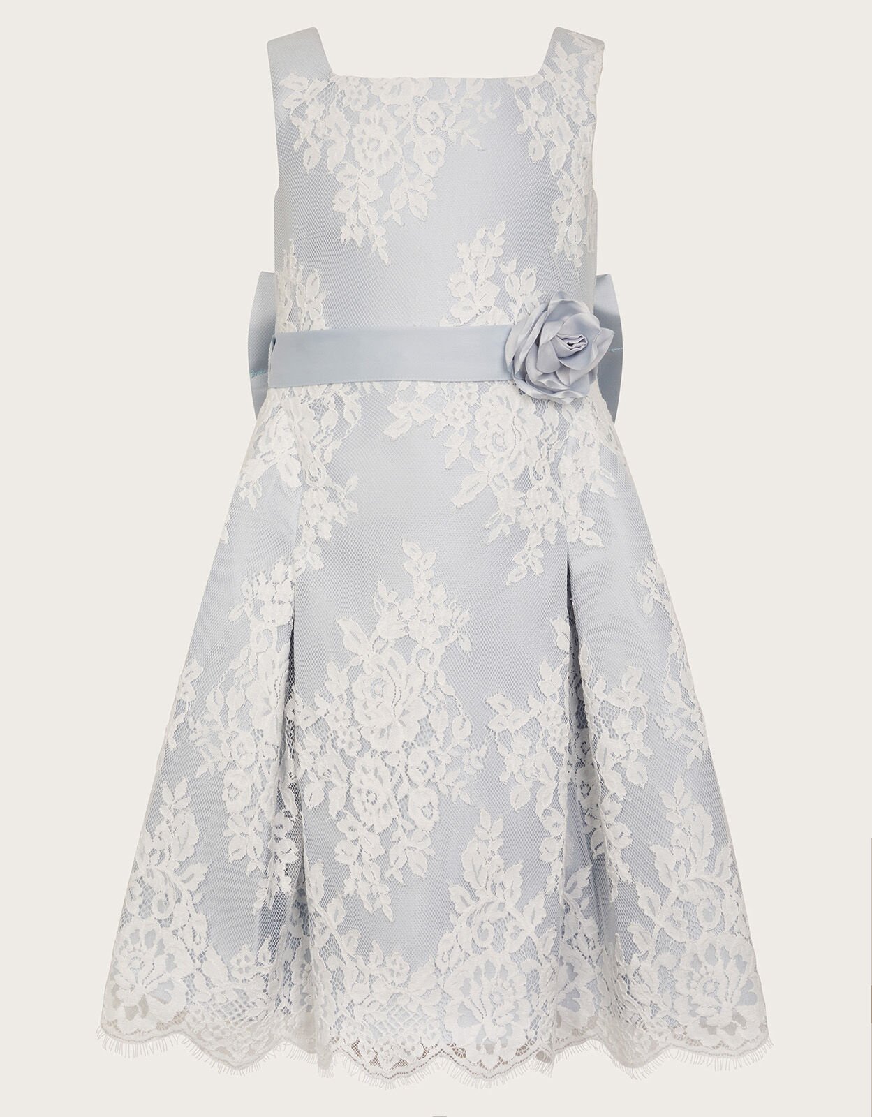 Monsoon valeria lace dress grey top