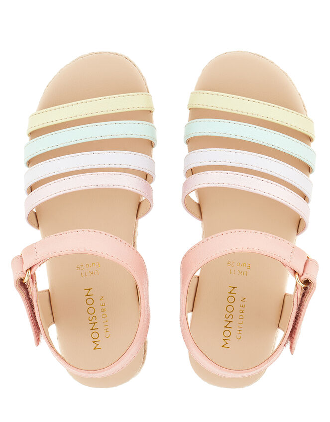 Sparkle Rainbow Espadrille Sandals, Multi (MULTI), large