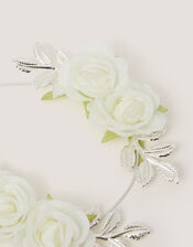 Bridesmaid Flower Garland Hair Clip, , large
