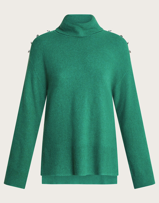 Lib Longline Jumper , Green (GREEN), large