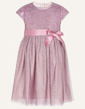 Baby Paige Dress, Pink (DUSKY PINK), large