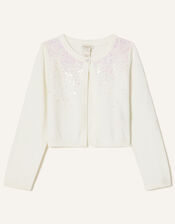 Scatter Sequin Bolero, Ivory (IVORY), large
