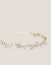 Jewel Flower Bridesmaid Headband, , large
