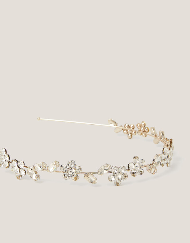 Jewel Flower Bridesmaid Headband, , large