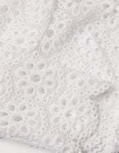 Baby Carmela Crochet Cardigan, Ivory (IVORY), large