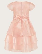 Olena Organza Ruffle Dress, Pink (PINK), large