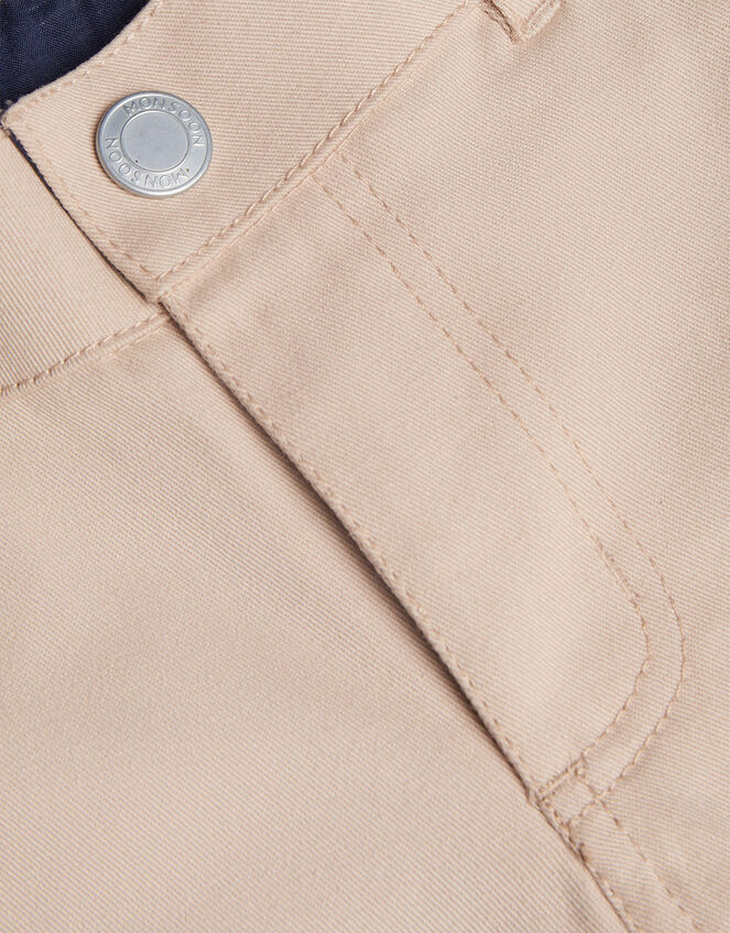 Chino Easy Fastening Smart Shorts, Natural (STONE), large