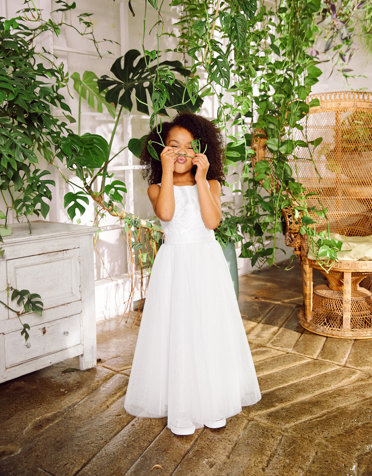 Odette Alice Tulle Maxi Dress Ivory Girls Dresses Monsoon Global